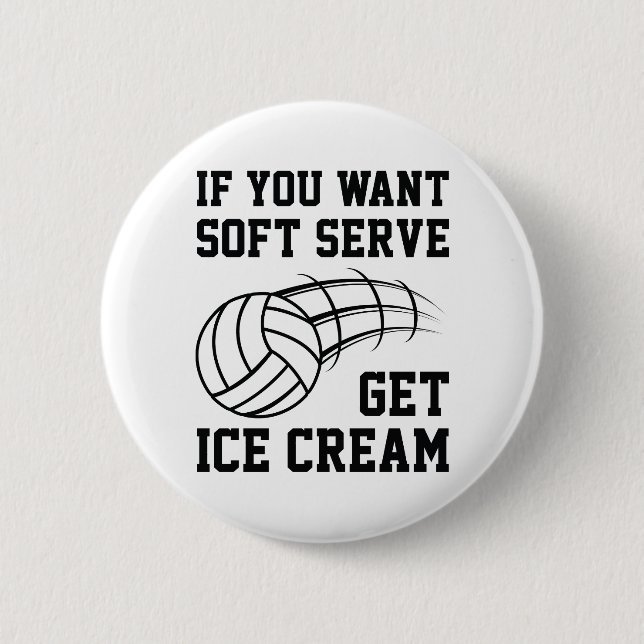 Soft Serve Ice Cream Button (Front)