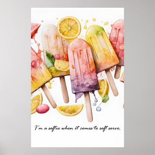 Soft serve poster