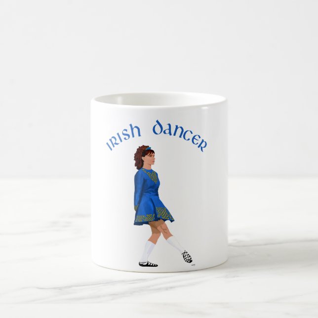 Soft Shoe Irish Dancer in Blue Coffee Mug (Center)