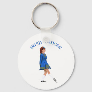 Soft Shoe Irish Dancer in Blue Keychain