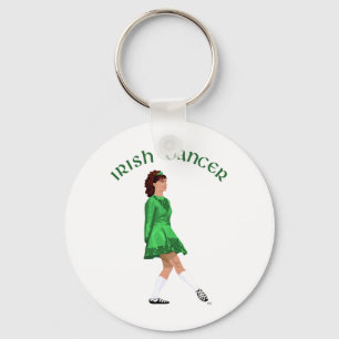 Soft Shoe Irish Dancer in Green Keychain