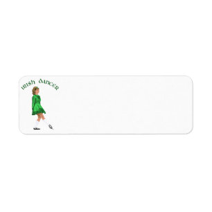 Soft Shoe Irish Dancer in Green Label