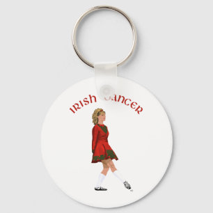 Soft Shoe Irish Dancer in Red Keychain