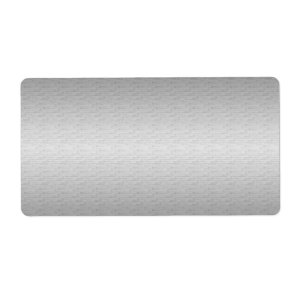 Soft Silver Template Label