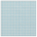 Soft Sky Blue Gingham Check Pattern Fabric