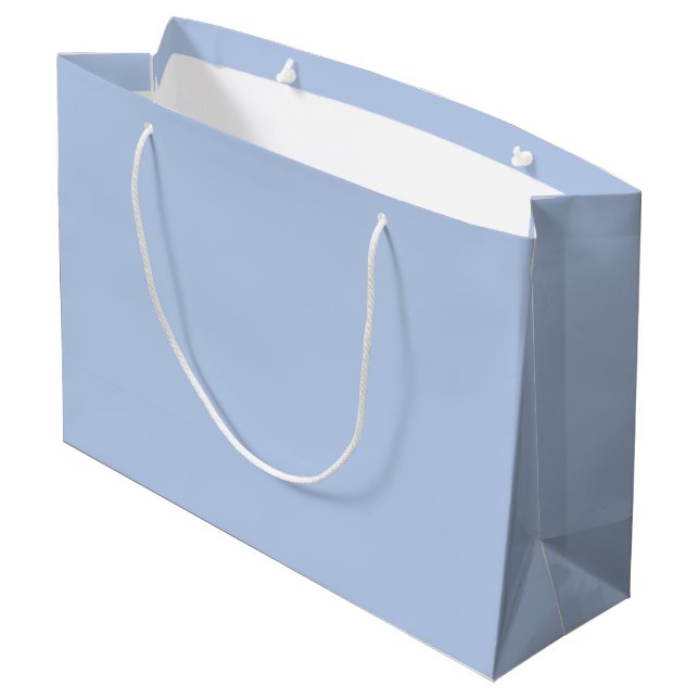Soft Sky Blue Large Gift Bag (Back Angled)
