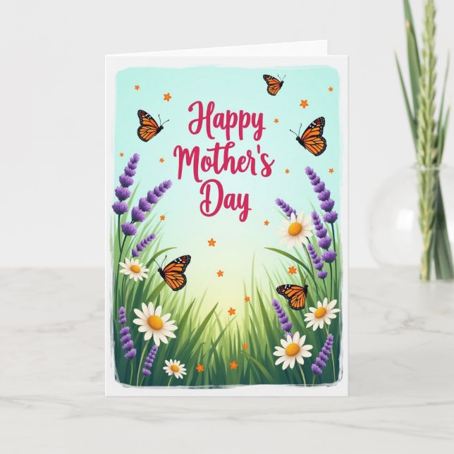 Soft Sky Mothers Day Card (Front)