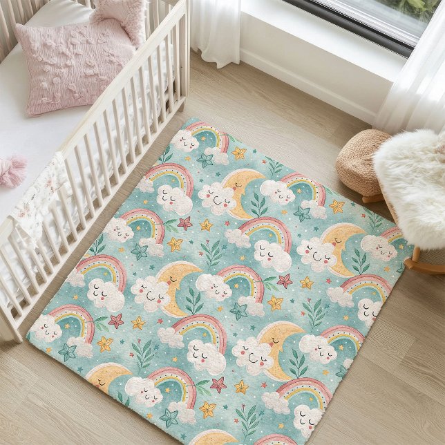 Soft Sky Rug Gift for Baby’s First Cozy Nursery (Soft Sky Rug Gift for Baby’s First Cozy Nursery)