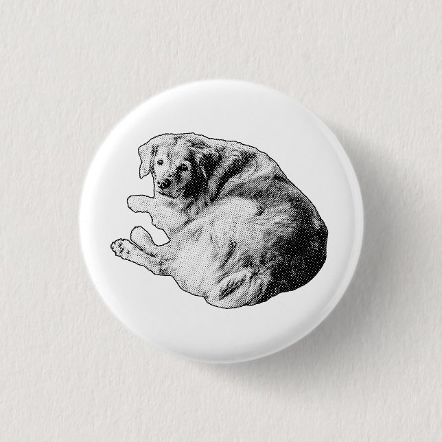 Soft Spiral, Friendly Glance Button (Front)
