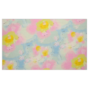 Soft Spring Flowers Fabric