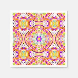 Soft Spring Pastels Tie Dye Pattern Napkins
