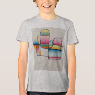 Soft Squares and Happy Lines Tri-Blend Shirt