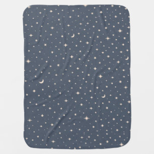 Soft Star Pattern Aesthetic Baby Blanket