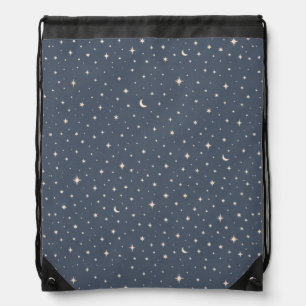Soft Star Pattern Aesthetic Drawstring Bag