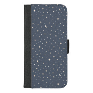 Soft Star Pattern Aesthetic iPhone 8/7 Plus Wallet Case