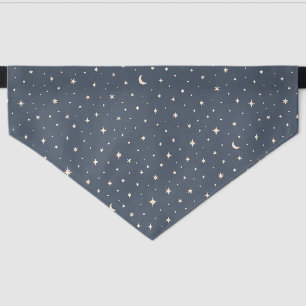 Soft Star Pattern Aesthetic Pet Bandana Collar
