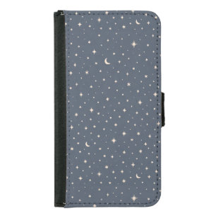 Soft Star Pattern Aesthetic Samsung Galaxy S5 Wallet Case