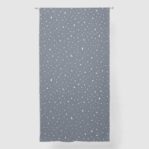 Soft Star Pattern Aesthetic Sheer Curtains