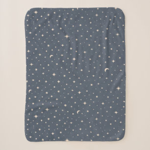 Soft Star Pattern Aesthetic Sherpa Blanket