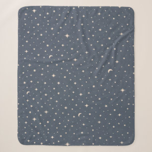 Soft Star Pattern Aesthetic Sherpa Blanket