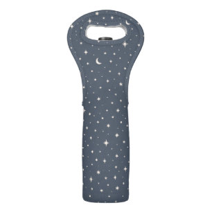 Soft Star Pattern Aesthetic Wine Bag