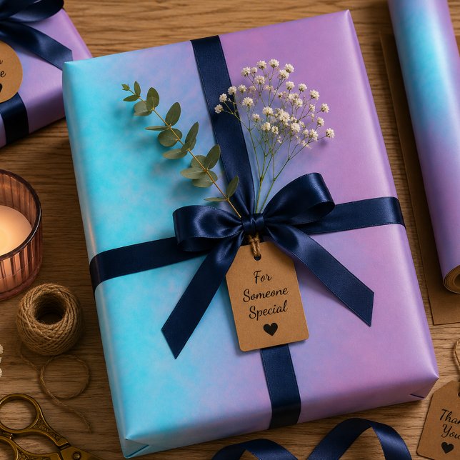 Soft Static Between Stars Wrapping Paper Sheets (Creator Uploaded)