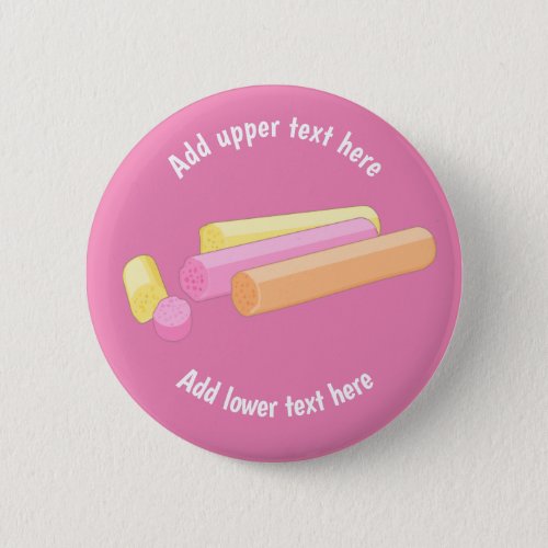 Soft Sticks of Edinburgh Rock Candy _ add own text Button