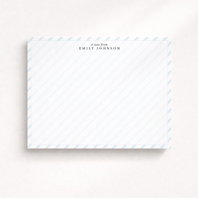 Soft Stripe Note Card (Creator Uploaded)