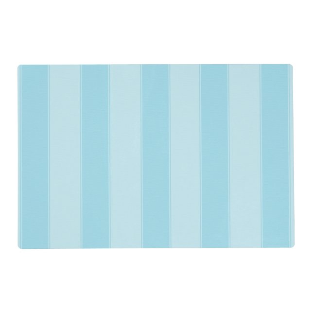 Soft Stripes - Blue Placemat (Front)