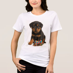 Soft & Strong – Rottweiler Puppy Tri-Blend Shirt
