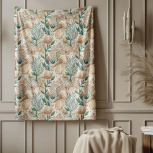 Soft Stylish Coastal Blanket Nautical Home Accent