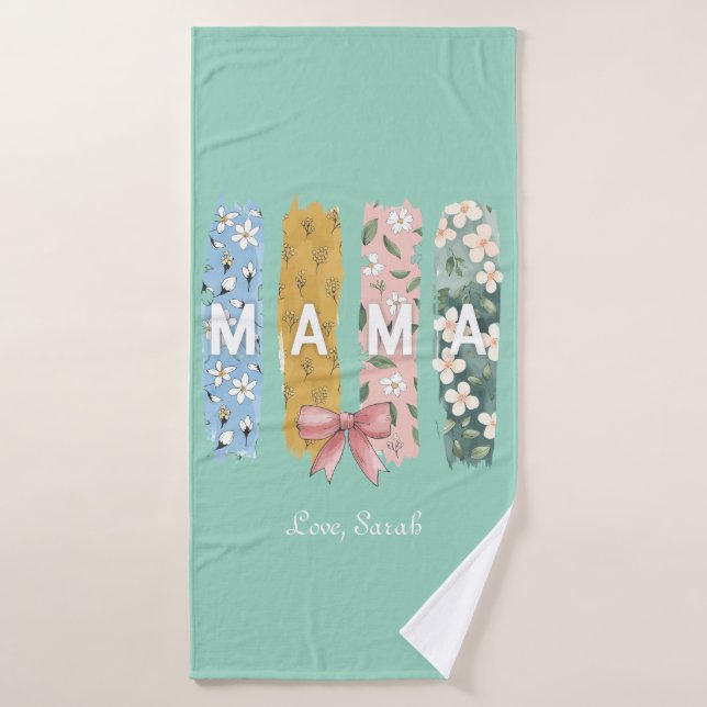 Soft & Stylish Mama Towel Set – Personalized Gift  (Bath Towel)