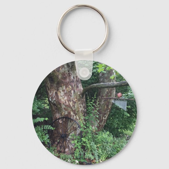 Soft summer rain keychain (Front)
