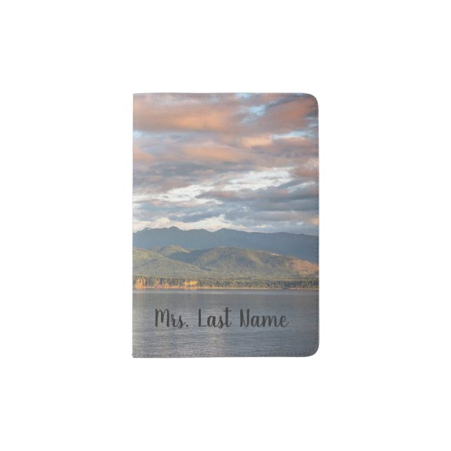 Soft Sunset Passport Holder (Front)