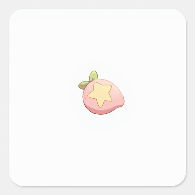 Soft Sweet Art Square Sticker (Front)