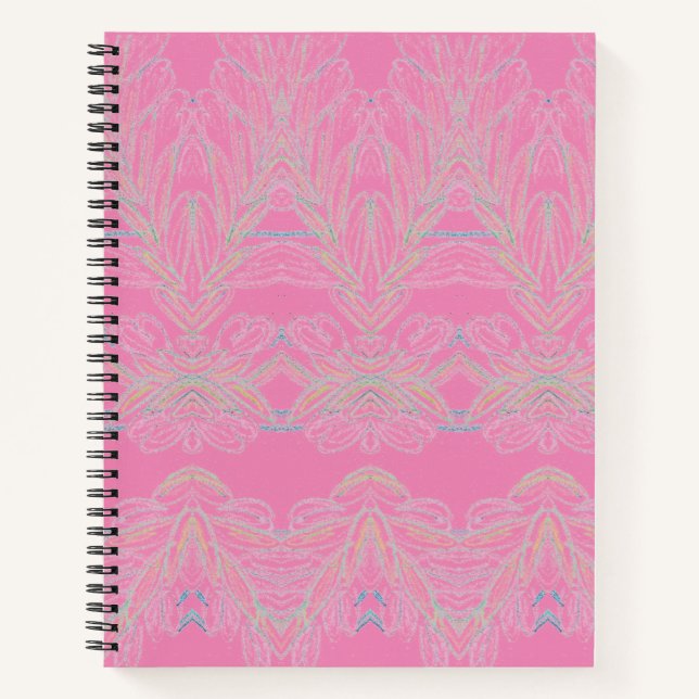 Soft Swirls  Notebook (Front)