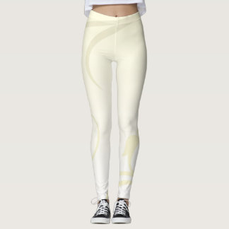 Soft swirls pattern leggings