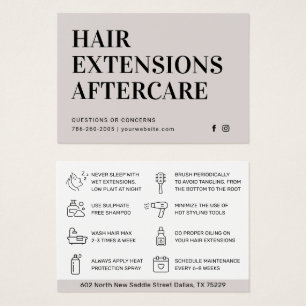 Soft Taupe Classic Hair Extension Aftercare