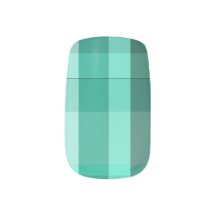 Soft Teal Blended Plaid Nail Art Decals