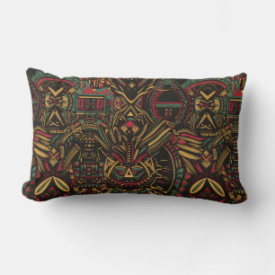 Soft Teal "Forbidden Keywords Not Used" Lumbar Cus Pillow