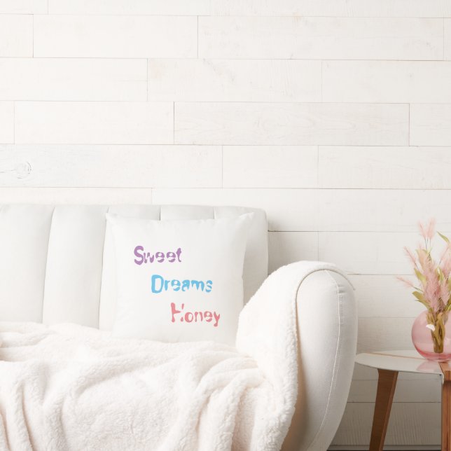Soft Text Printed Pillow (Couch)