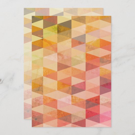 Soft Triangle Geometric Pattern (Front/Back)