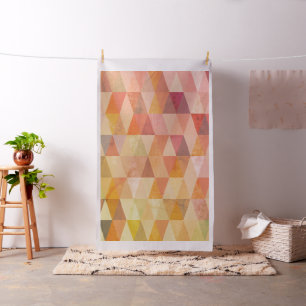 Soft Triangle Geometric Pattern Fabric
