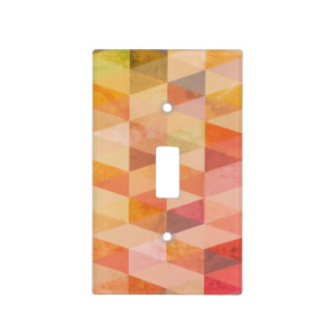Soft Triangle Geometric Pattern Light Switch Cover