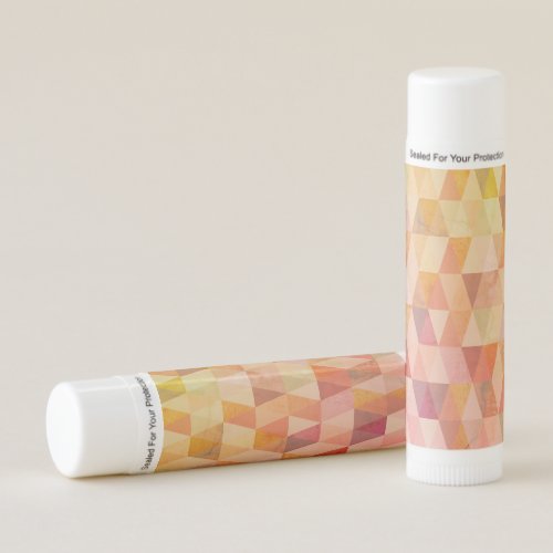 Soft Triangle Geometric Pattern Lip Balm