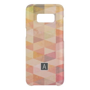 Soft Triangle Geometric Pattern   Monogrammed Uncommon Samsung Galaxy S8 Case