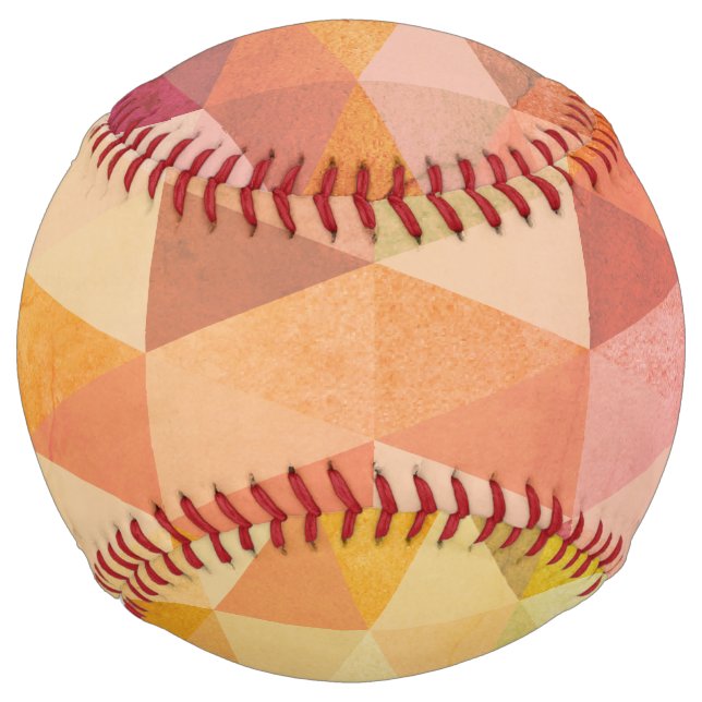 Soft Triangle Geometric Pattern Softball (Front)