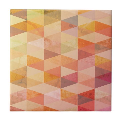 Soft Triangle Geometric Pattern Tile