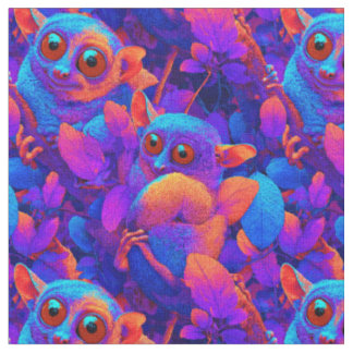 Soft Tropical Tarsier Mix Fabric