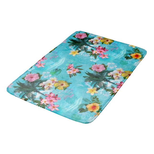 Soft Tropix Bathroom Mat (Angled)